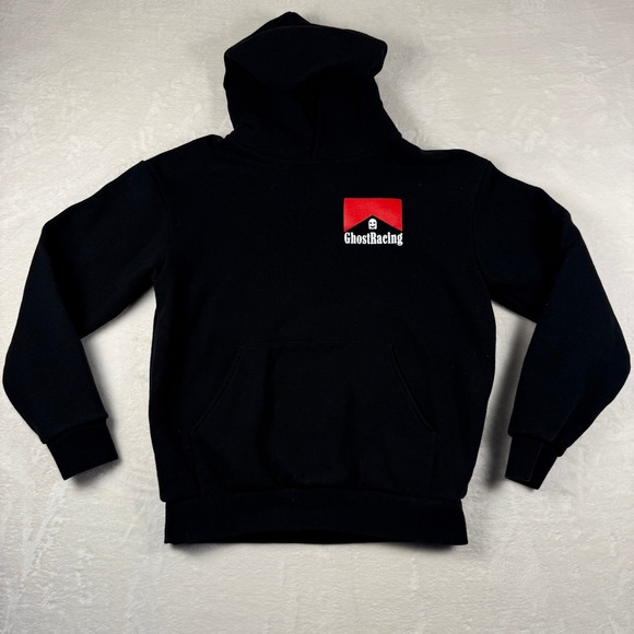 Ghost Racing Hoodie Black Small Don't Get Caught 1987 Ferrari Graphic - Picture 1 of 8